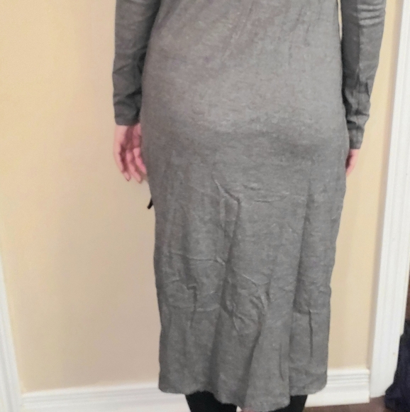 ZARA MID LENGTH LONG SLEEVE TUNIC TOP - Picture 2 of 2